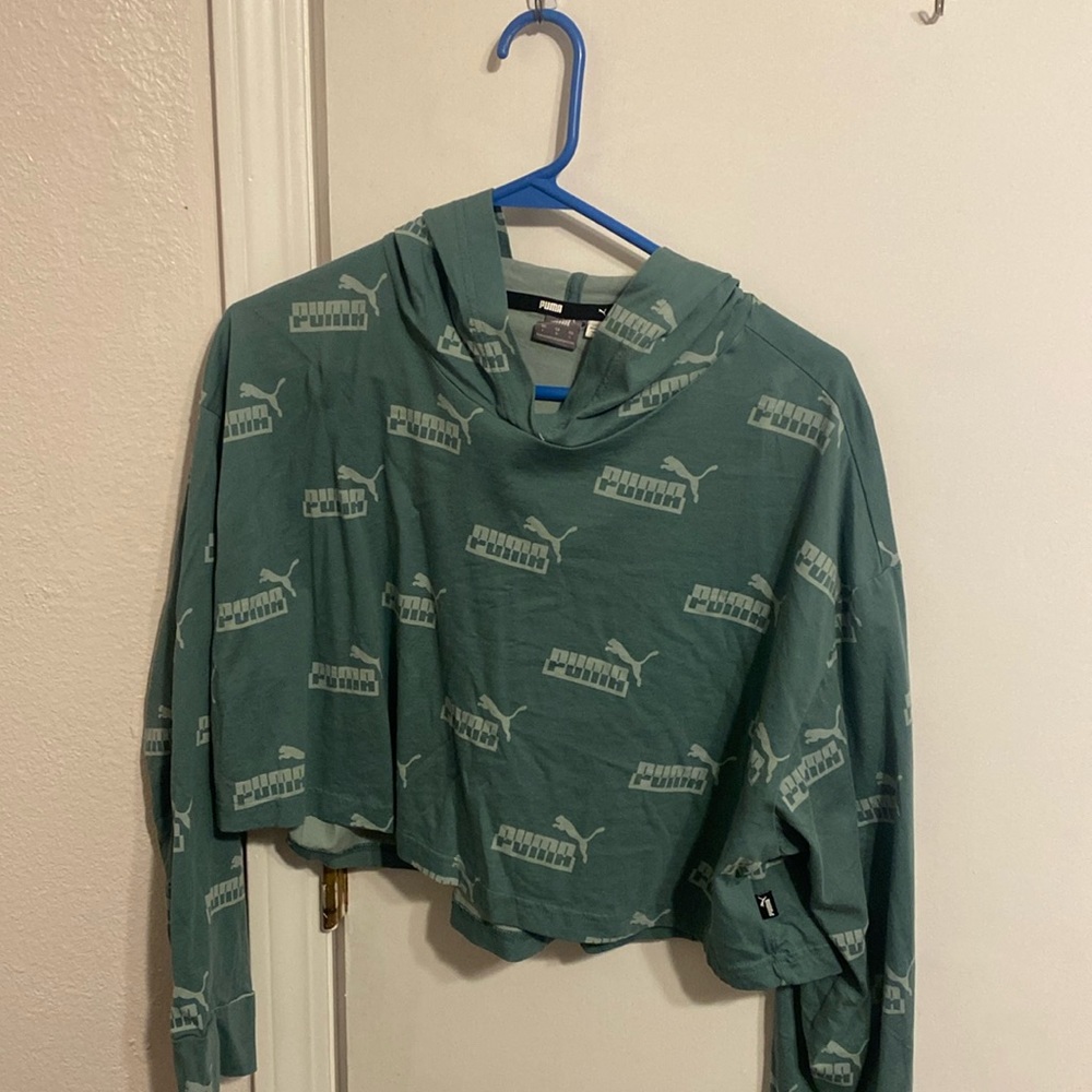Puma crop top hoodie